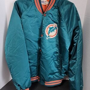 Teal Bomber Jacket with Logo